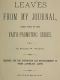 [Gutenberg 46028] • Leaves from My Journal: Third Book of the Faith-Promoting Series / Designed for the Instruction and Encouragement of Young Latter-Day Saints